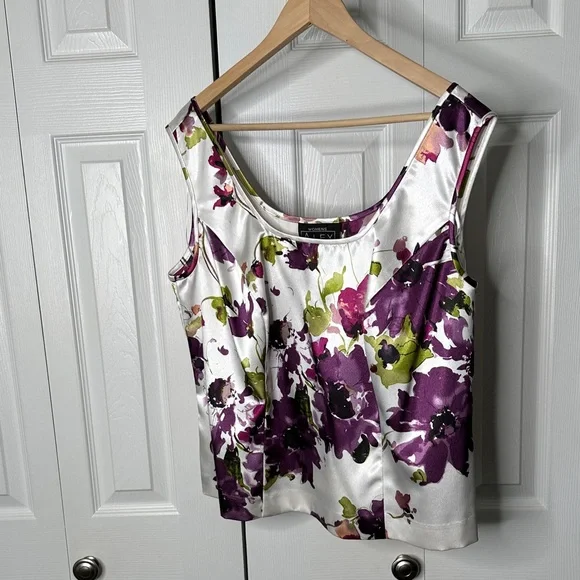 Alex Evenings Women's 1X Vintage Floral 2 Piece Blazer Cami Set NWOT Condition - Picture 7 of 16